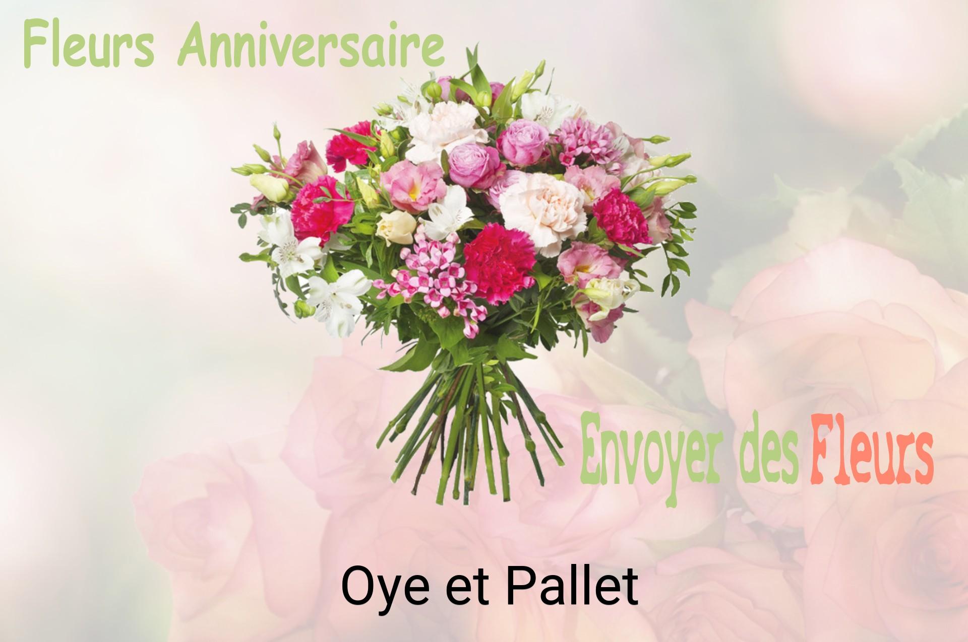 Bouquet de fleurs d’anniversaire livré à Oye-et-Pallet